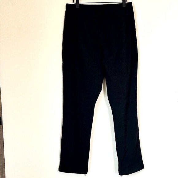 NWT Good American Black Disco Slit Front Pants - Size 4 (XL) - Picture 7 of 10